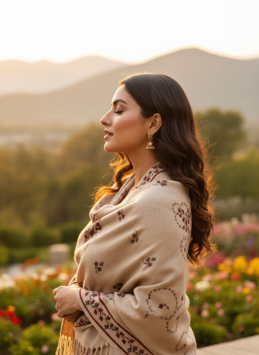 Khadi India's Premium Shawl